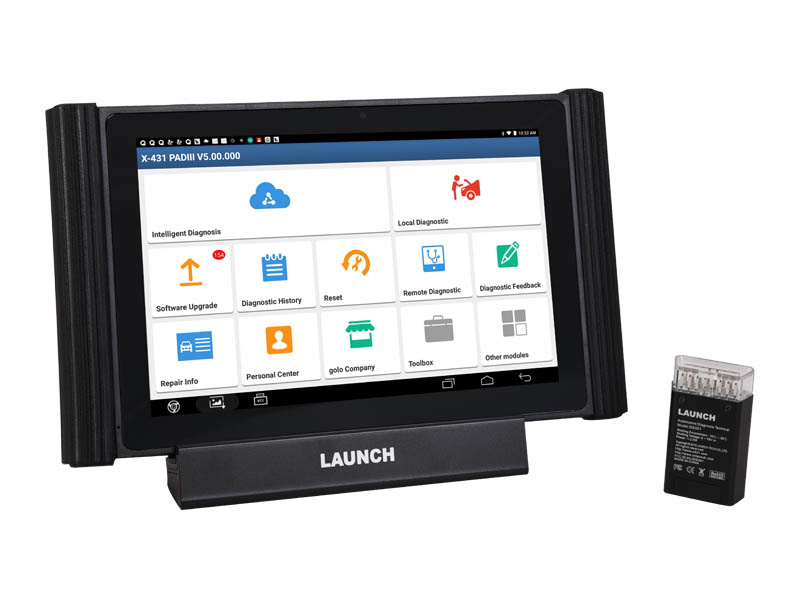 Автосканер диагностический мультимарочный Launch X-431 PAD III FULL (Version 2017) для грузовых и ле