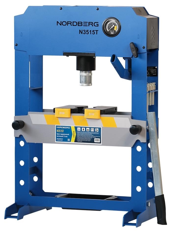 Пресс гидравлический, усилие 15 тонн NORDBERG PRO N3515T
