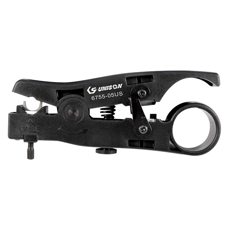 UNISON Стриппер для снятия изоляции и резки многожильного и плоского кабеля UTP, STP, RJ 6755-05US