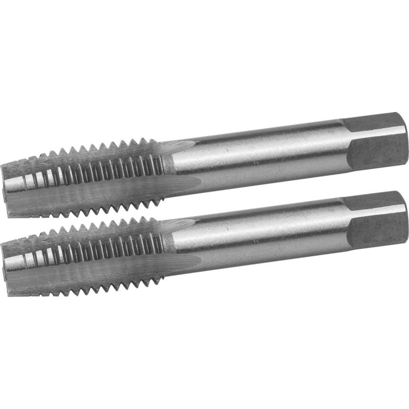 Комплект метчиков ЗУБР "МАСТЕР" ручных для нарезания метрической резьбы М14 x 2,0 2шт 