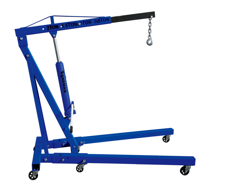 Кран гаражный гидравлический 2т REMAX HJ2403 Цвет серый  RAL 7040