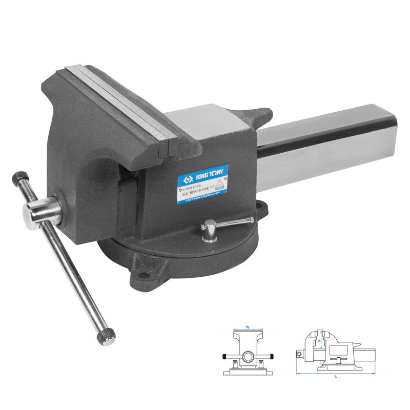 KING TONY Тиски слесарные 200 мм 9TZ11-08