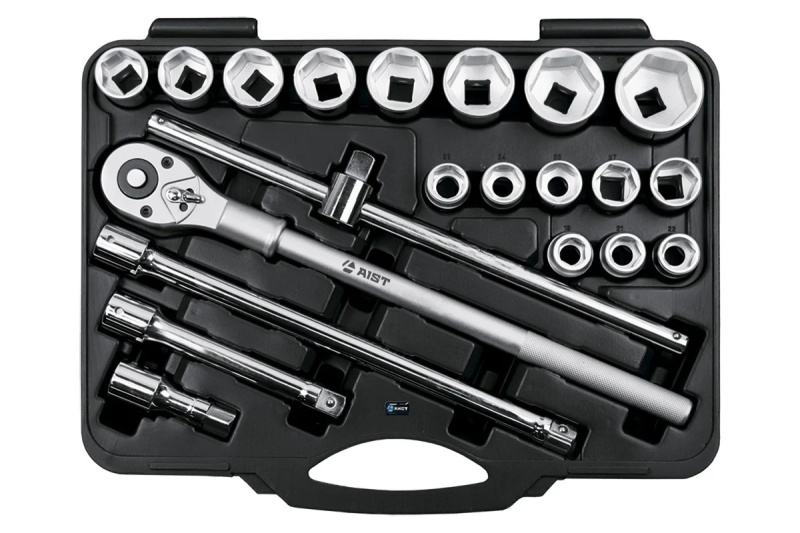 Набор инструмента 22 пр., (3/4", 6-гр., 19-50мм), в пласт. кейсе
