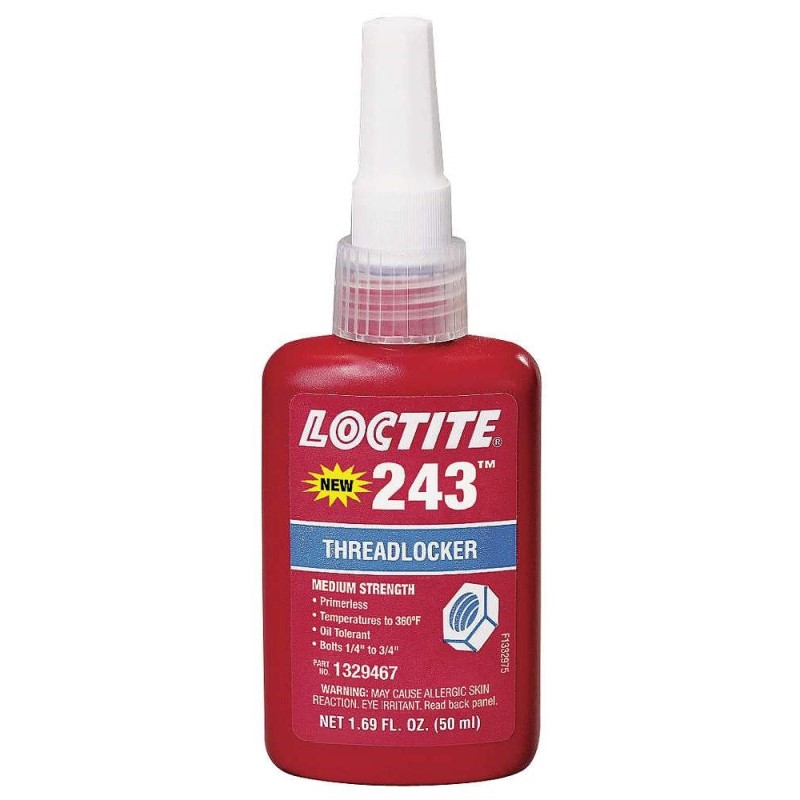Резьбовой фиксатор средней прочности LOCTITE 243 50ML 1335863