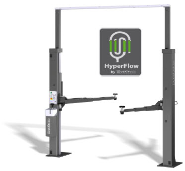 Подъемник двухстоечный г/п 3.5т электрогидр-й с верхней синхр-й NUSSBAUM POWER LIFT HF 3S 3500 DT