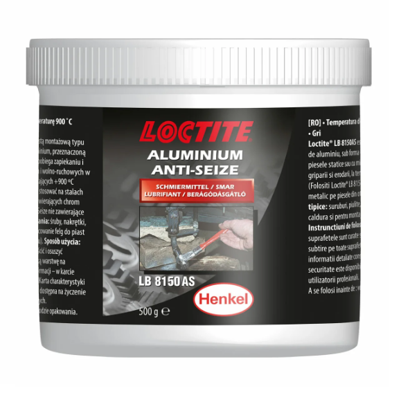 Высокотемп.смазка с алюминием,медью и графитом, банка 500 г. LOCTITE LB 8150 1115752