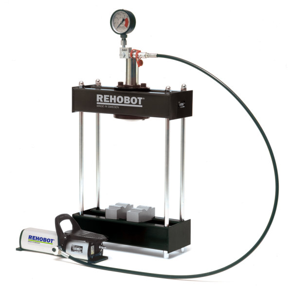 Пресс гидравлический настольный c пневмогидравлическим насосом REHOBOT 26760