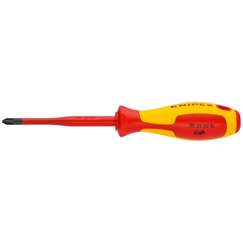 Отвёртка крестовая тонкая Pozidriv® KNIPEX KN-982502SL