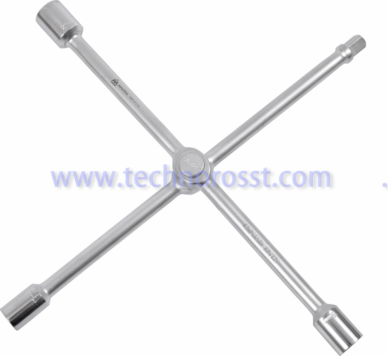 МАСТАК Ключ балонный крестообразный складной 1/2", 400 мм, 17х19х21 мм