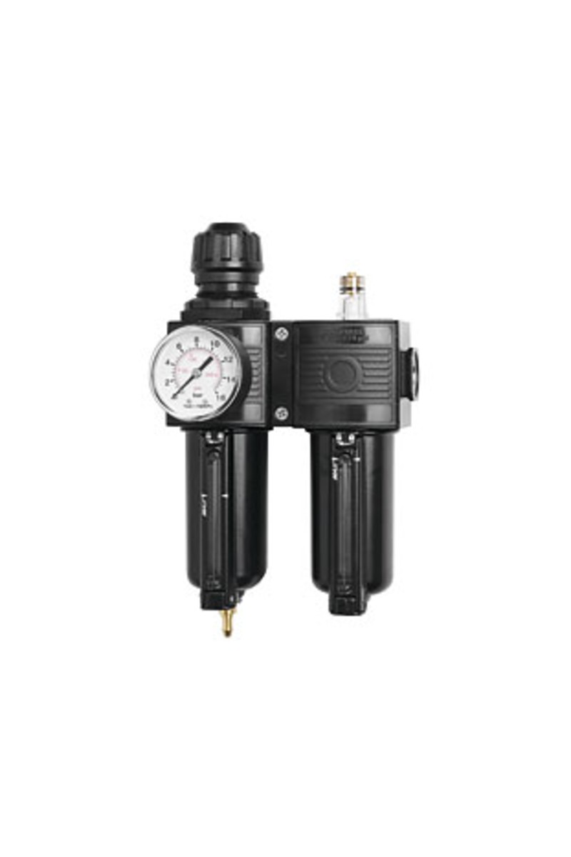 Воздушный фильтр - регулятор и лубрикатор, O 1/2 "- от 0 до 12 бар.
