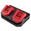 MIGHTY SEVEN Устройство зарядное 18В, для 2-х аккумуляторов DC-201A