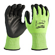Перчатки защитные Hi-Vis Cut level (Хай Виз Кат Левел) 3/C, L/9 HI-VIS CUT C GLOVES - 9/L -1PC MILWA