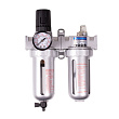 KING TONY Фильтр влагоотделитель с редуктором и лубрикатор 1/2 дюйма, 3000 л/мин, 10 бар 799A0-43C